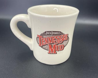 Taza estilo restaurante Jack Daniels Tennessee Mud Heavy con receta de Amaretto 3.5 pulgadas (8 onzas)