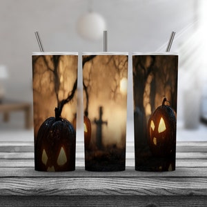 Spooky Halloween Tumbler Wrap, Spooky Season 20 oz Tumbler Sublimation Design, Pumpkin Tumbler Wrap, Png, Digital Download
