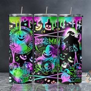 Halloween Friend Killer 20 Unzen Becher Png, Halloween Cartoon Alptraum Png, Monster Alptraum 20 Unzen Skinny Tumbler Png Design, digitale Datei
