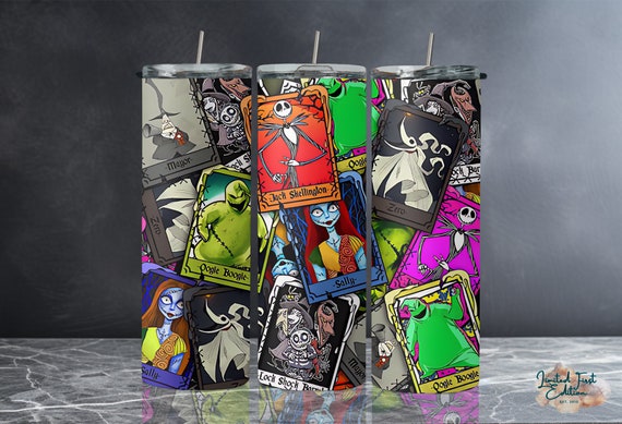 Nightmare Tumbler Wrap, Halloween Tumbler PNG, Jack Skellington 20Oz Tumbler Wrap Skinny & Tapered, Sublimation Design,
