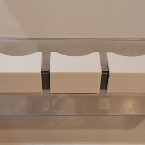Getränkehalter für Kühlschrank (5 Stück) Stützelement Halter für Milchpackungen, 0,5l, 1,0l und 1,5l Flaschen aus dem 3D Drucker