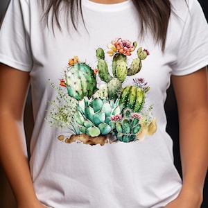 Wüste Shirt, Kaktus Pflanzen, T-Shirt für Frauen, Kaktus Shirt, Wüsten Abenteuer Shirt, Arizona Shirt, süßes Kaktus Shirt, Kaktus Szene Shirt