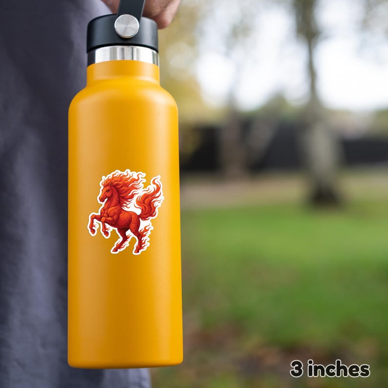 Chinese New Year 2026 Zodiac Decal Gift, Fire Horse Lunar New Year Celebration Sticker, Year of the Horse Red Vinyl Decal, Auspicious Horse Art Chinese Zodiac Gift, Intricate Pattern Horse Laptop Sticker, Red and Orange Flame Horse Sticker Art, Zodiac Celebration Decal for Water Bottle, Oriental Style Fire Horse Decoration, Celestial Horse Vinyl Sticker for Planners, Unique Chinese Art Zodiac Horse Gift Idea