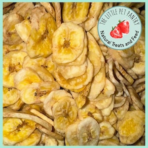 Dried Banana Slice Treats For Small Pets Healthy Treats for Rabbits Guinea Pigs Hamsters and Other Small Animal  Hay Topper Natural Forage