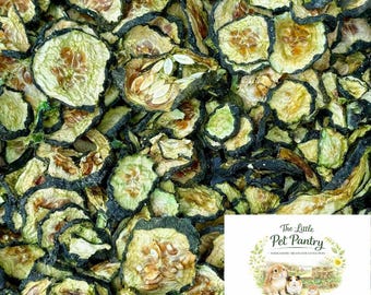Dried Cucumber Slice Treats: Healthy Forage for Rabbits, Guinea Pigs, Hamsters