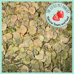 Pea Flakes Treats For Small Animal Healthy Treats For Rabbits Guinea Pigs Hamster and Other Small Pets Natural Forage Hay Topper Pet Gifts