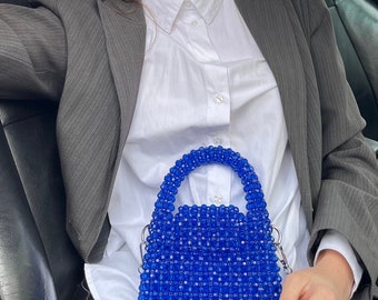 Bead Bag, Beaded Bag, Handmade Bead Bag, Beaded Purse, Beadwork Bag, Seed Bead Bag, Handcrafted Bead Bag, Beaded Tote, Beaded Clutch