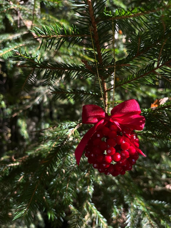 Handmade Pearl Christmas Ornaments, Christmas Tree Ornament