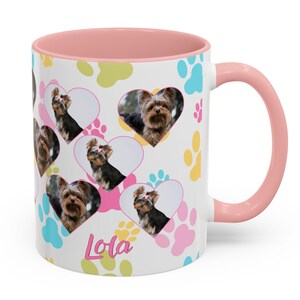 Personalized lovely Pet Mug, Dog Mom Gift, Photo Mug, Customizable dog mug Face,  Custom Mug, Gift For Dog Lover, Dog Mom, Dog Dad
