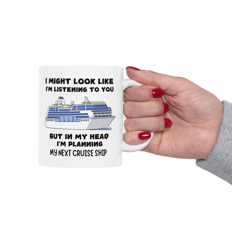 Rolig kryssningssemestermugg, kryssningsälskare present 11 Oz