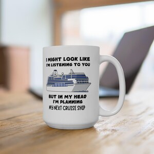 Rolig kryssningssemestermugg, kryssningsälskare present 15 Oz