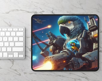 Parrot Battle Mech Mousepad