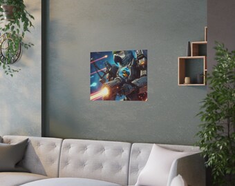 Parrot Mech Warrior Poster