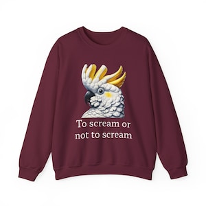 Cockatoo &#39;To Scream&#39; Graphic Sweatshirt
