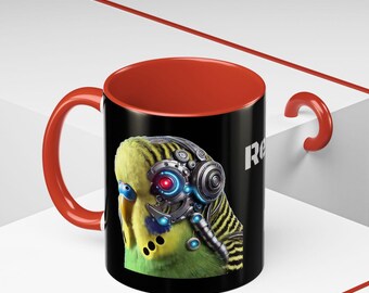 Resistance Is Futile Budgie Coffee Mug