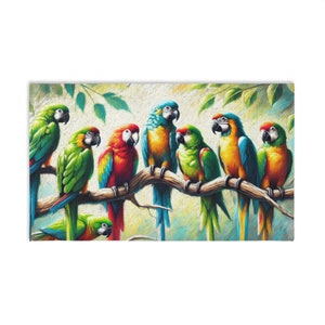 Parrot Hand Towel (16x28 in)