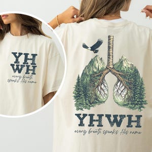Every Breath Speak His Name T-Shirt, Faith Apparel Shirt, YHWH Lungs Shirts, Christian Shirts, YHWH Lungs Christian Shirt, Faith Apparel Tee