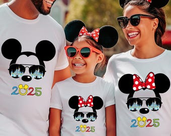 Disneyworld Family Trip Shirt, Disney Family Vacation Shirt, Personalized Family Matching Shirt, Disney Minnie & Mickey Shirt, Magic Kingdom
