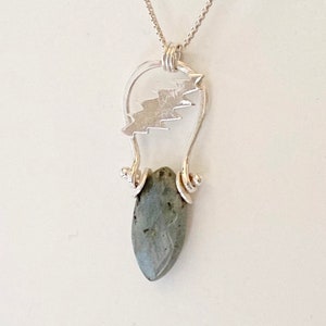 Stealie LABRADORITE Pendant