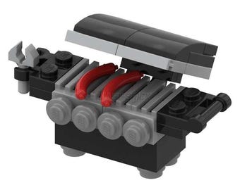 LEGO &quot;4 Burner BBQ&quot; - Barbecue Grill, Cooker [MiniMOC]