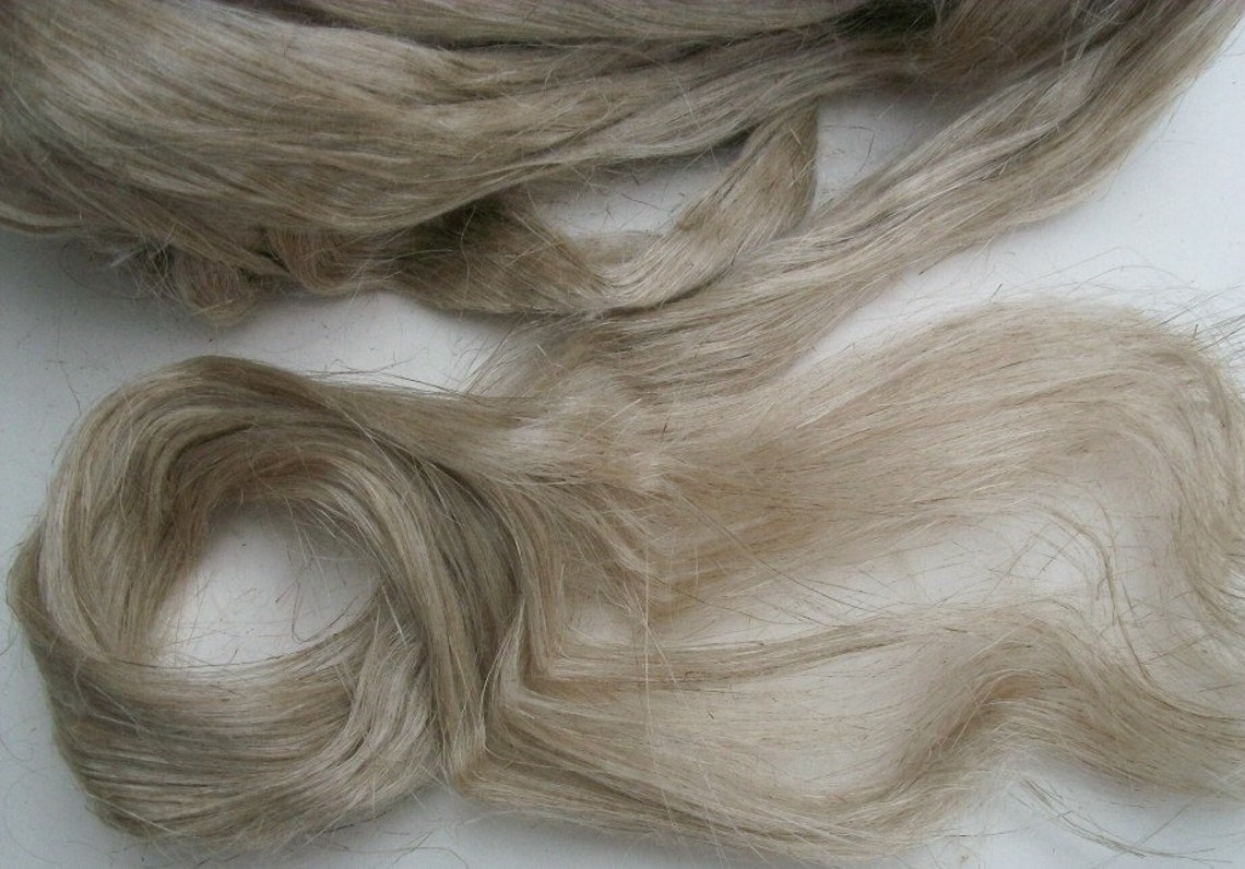 100 Wild Organic Linen/flax Fiber. Natural Color Flax Fiber. Etsy