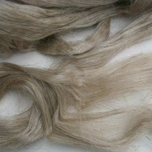 Organic Linen Flax Fiber: Natural Belorussian Jewel, 1oz