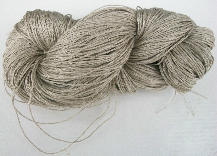 100 Wild Organic Linen/flax Yarn. Natural Color Linen Yarn. Etsy