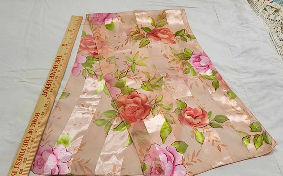 Vintage silk scarf, kerchief, shawl. German silk … - image 6