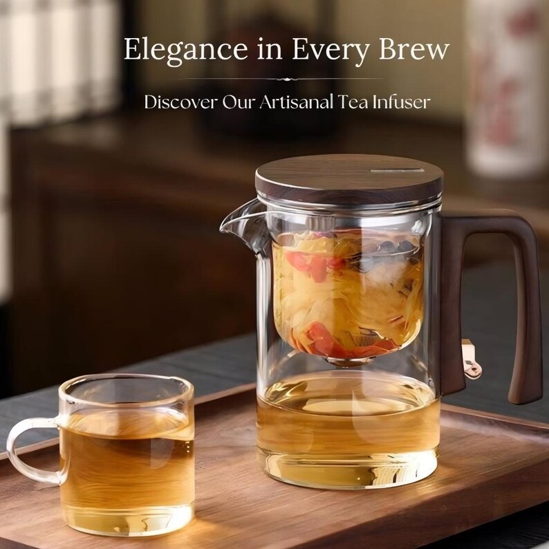 Water Separation Inner Container Teapot One Click Magnetic Switch Tea ...