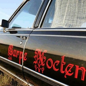 Carpe Noctem (Seize the Night) Vampire inspired/Vinyl Wall Art-CHOOSE Any Color