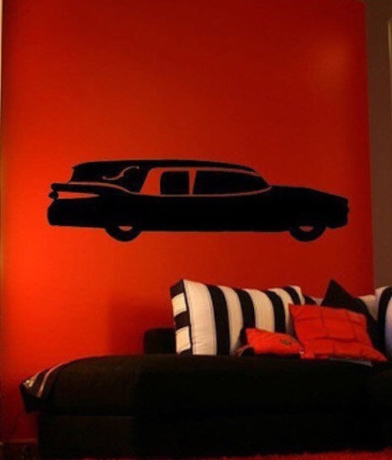 Classic Hearse Gothic Horror Vinyl Wall Graphic-choose ANY - Etsy