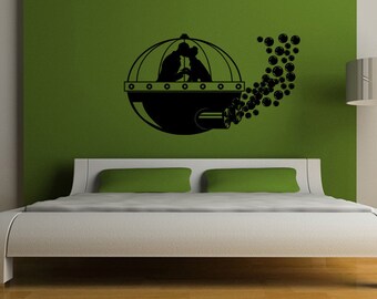 Diving Bell Adventure Vinyl Wall Decal-Choose Any Color