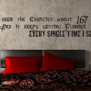 Beetlejuice Cult Classic Movie Quote- Vinyl Wall Art-CHOOSE ANY COLOR