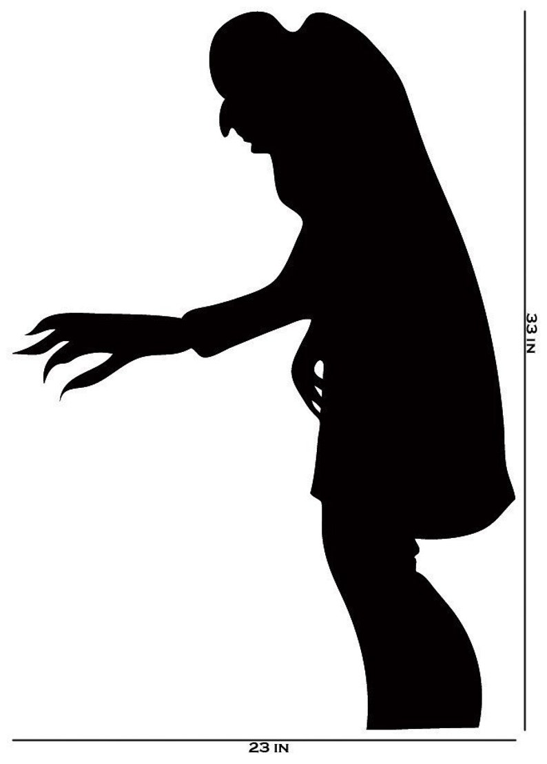 Nosferatu Shadow Vinyl Wall Art Graphic Horror Vampire-CHOOSE ANY COLOR image 3