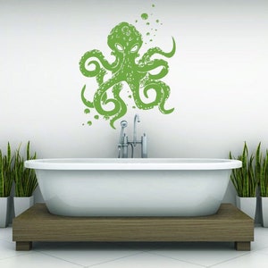 Octopus Mania Wall Decal-Choose any color and finish