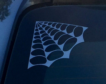 Spider Web Pack Etched Glass Vinyl Decal