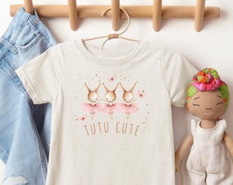 Ballerina bunny shirt for girls Ballet Easter coquette shirt Bunny ballerina t-shirt Gift for toddler girl Birthday gift Ballet Coquette tee