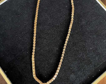 22k Gold-Plated Rose Necklace, Middle Eastern Ounce Pendant, Dubai Jewelry