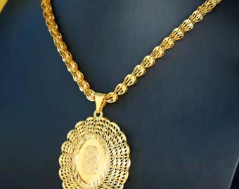 Ciondolo Con Il Corano Ayatul Kursi, Collana Con Amuleto Islamico Con - Foto 6