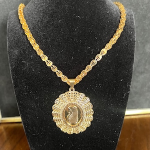 Luxus 22k vergoldete Halskette, orientalischer Schmuck, Goldkette, Schmuck dubai, Arabisch, vergoldet, arabischer Schmuck, Unze Halskette