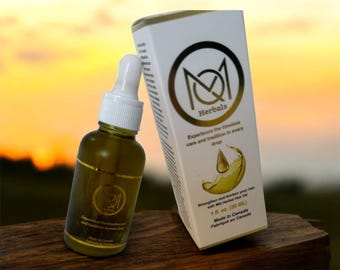 Aceite para el cabello para el crecimiento del cabello.