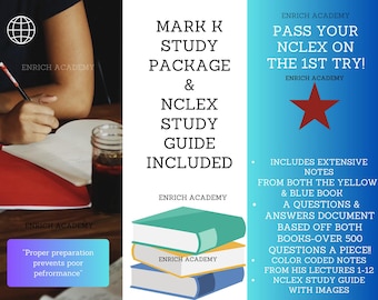 MARK K 学習バンドル & Nclex 学習ガイド