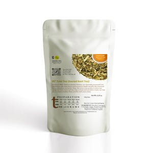 Sacred Basil Tulsi Tea - Loose Leaf Detox Tea, Caffeine-Free, Herbal Tea for Relaxation | No.05