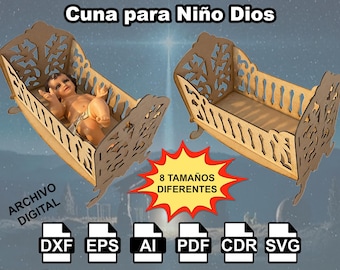 ベビーイエスの椅子、クリスマスの降誕シーン、2025年のクリスマス、降誕シーン、クリスマスプレゼント、イエスのベビーベッド、神