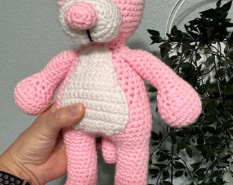 Crocheted Pink Panther