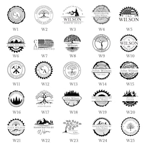 Custom 75 Templates For Woodworking, Custom Wood Branding Iron, Wood Burning Logo Stamp, Custom Branding Iron, Electric Branding Irons.