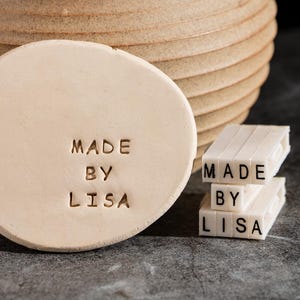 Detachable Mini Alphabet Stamps, Letter Stamps, Detachable Pottery Tools For Ceramics, Number Stamps, Acrylic Stamp, Typewriter Font Stamps.