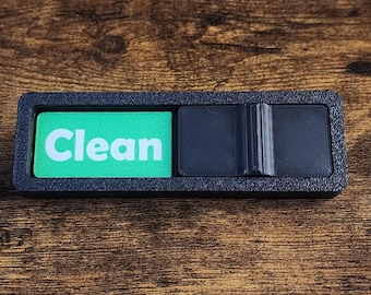 Dishwasher Magnet Clean Dirty Sign – Sliding Indicator for Kitchen – Strong Magnetic Label for Dirty or Clean Dishes