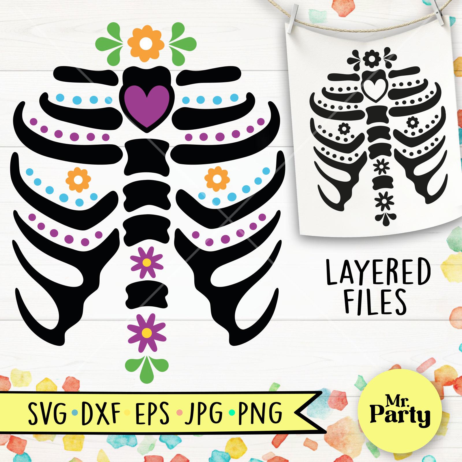 Viving Catrina Maske – One Size Für Karneval, Aus Gummi, Schwarz/weiß