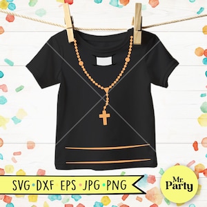 priest svg, priest costume svg, priest svg, Preacher shirt, Halloween costume svg, clergyman svg, deacon costume svg, Reverend Halloween svg